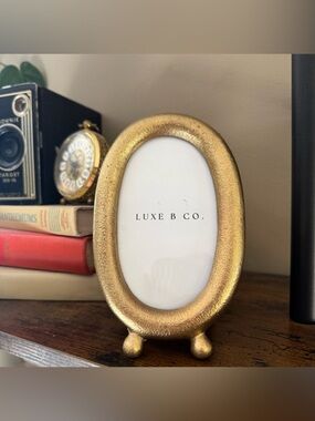 Brushed Brass Inspired Photo Frame - Luxe B Co. - Brass Photo Frame